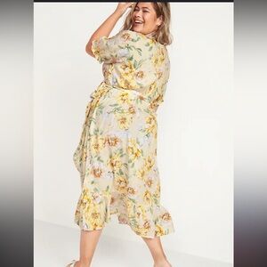 Old Navy Midi Wrap Sundress